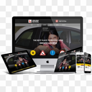 Driving School Responsive Bootstrap Theme - Driving School Joomla Template, HD Png Download