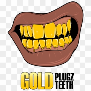 Gold Teeth Png, Transparent Png