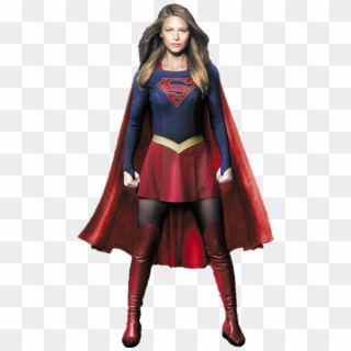 646 X 1125 11 - Melissa Benoist Supergirl Art, HD Png Download