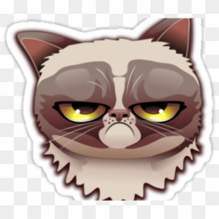 Grumpy Cat Clipart Silhouette - Battleblock Theater Custom Heads Cat, HD Png Download