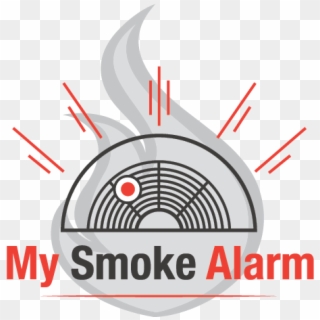 My Smoke Alarm Fire Safety Logo - Graphics, HD Png Download