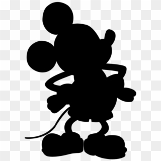 Mickey Silhouette Photos - Mickey Mouse Silhouette, HD Png Download