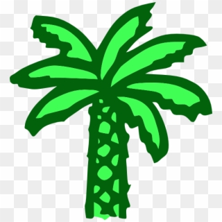 Clip Freeuse Download Leaves At Getdrawings Com Free - Cartoon Palm Tree, HD Png Download