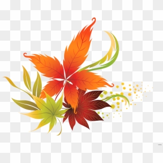 Leaves Clipart 7 Leaves - Transparent Background Fall Leaves Clipart, HD Png Download