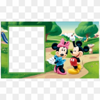 Free Png Best Stock Photos Minnie And Mickey Mouse - Mickey And Minnie Frame, Transparent Png