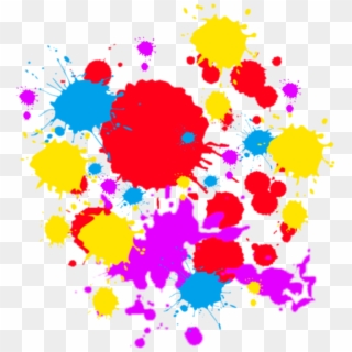 Free Download Colorful Spray Paint Splatter Png Clipart - Spray Paint Splash Png, Transparent Png