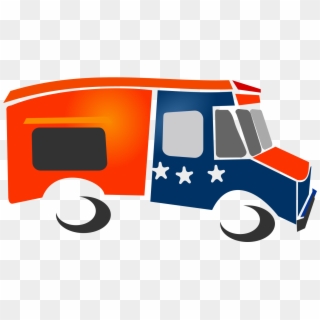 Food Truck Clipart - Animated Food Truck Png, Transparent Png