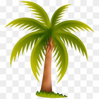 Arecaceae Date Palm Tree Clip Art - Palm Oil Tree Clip Art, HD Png Download