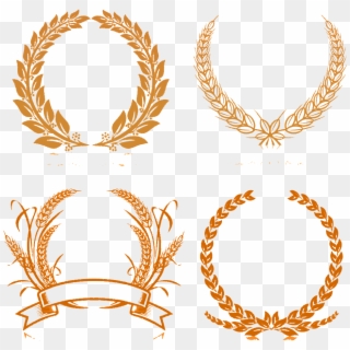 Wreath Stock Photography Clip - Laurel Wreath, HD Png Download