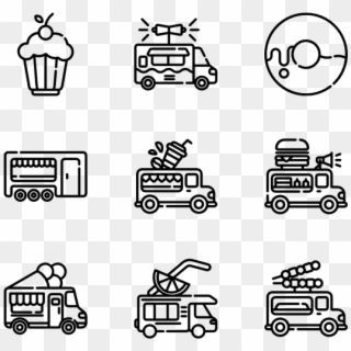 Food Truck - Elaborate Icon, HD Png Download