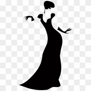 Image Result For Human Silhouettes - Lady Clip Art, HD Png Download