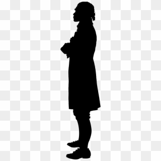 18th Century Man Silhouette, HD Png Download
