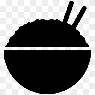 Png File - Bowl Of Rice Silhouette, Transparent Png
