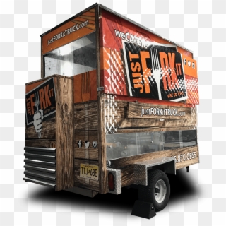 The Just Fork In Mobile Cart - Just Fork It Food Truck, HD Png Download