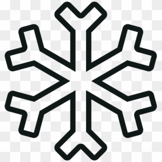 Snowflake Clipart Outline Xigkkle5t - Snowflake Coloring Pages For Kids, HD Png Download