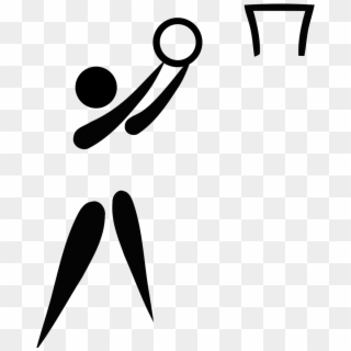 File - Netball Pictogram - Svg - Netball Pictogram, HD Png Download