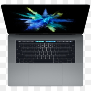 Download Transparent Png - Macbook Pro 15 Inch Touch Bar Space Grey, Png Download