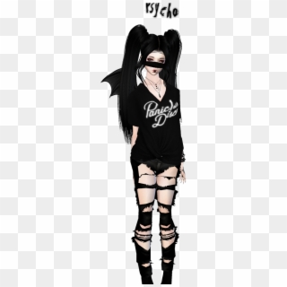 Emo Outfits, Imvu, Emo Clothes - Girl, HD Png Download