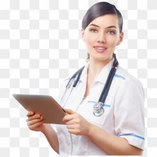 Dr Png Transparent Background - Indian Lady Doctor Png, Png Download
