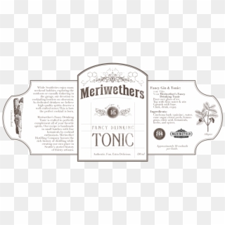 Tonic Label 6-01, HD Png Download