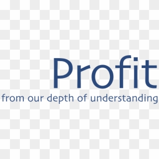 Profit Logo Png Transparent - Electric Blue, Png Download