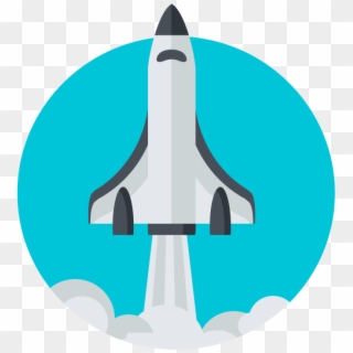 Rocket Ship Color - Grow Your Business Icon, HD Png Download