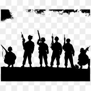 Graphic Black And White Library Big Image Png - Army Sainik, Transparent Png