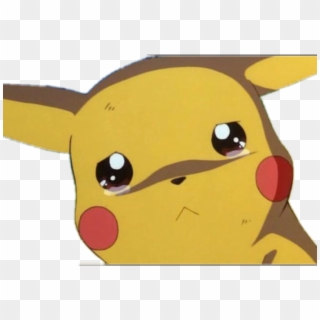 #pikachu #pika #cute #pokemon #sad #cry - Girls Who Play Pubg Memes, HD Png Download