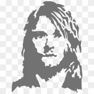 Nirvana Transparent Silhouette - Kurt Cobain Silhouette Png, Png Download