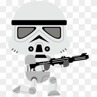 Clipart Transparent Download Guns Star Wars Frames - Star Wars Stormtrooper Cute Png, Png Download