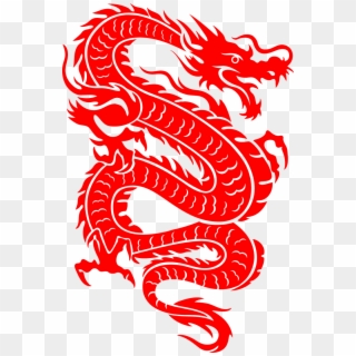 Oriental Dragon Png - Red Chinese Dragon Logo, Transparent Png
