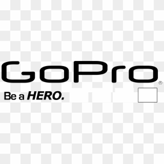 Gopro Hero Logo Black And White - Go Pro White Logo Png, Transparent Png