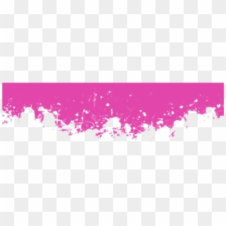 Pink Splatter - White Ink Splat, HD Png Download