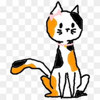 Cute Cat O2 - Cartoon, HD Png Download