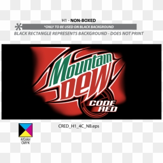 Mtn Dew Code Red Logo, HD Png Download