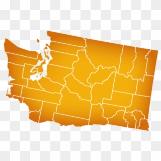 Washington State Png - Washington State Map, Transparent Png