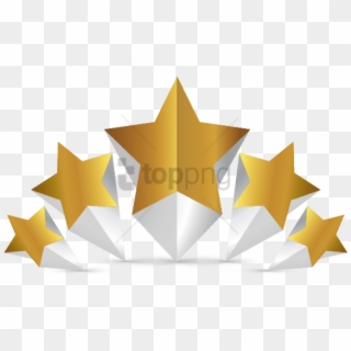 Free Png 5 Gold Star Png Png Image With Transparent - Gold 5 Stars Transparent Background, Png Download