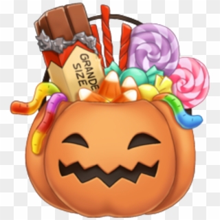 #arimoji #halloween #pumpkin #candy #grande #halloweencandy - Candy Pumpkin, HD Png Download