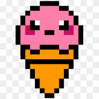 Pixel Art A Imprimer , Png Download - Pixel Art Cute Ice Cream, Transparent Png