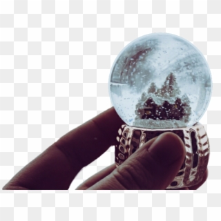 #snowglobe #hand - Snow Globe Photography, HD Png Download