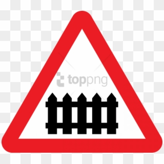 Free Png Download Train Crossing Traffic Sign Png Images - Road Signs, Transparent Png