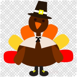Cartoon Turkey Silhouette Clipart Turkey Thanksgiving - Thanksgiving Turkey Clipart Png, Transparent Png