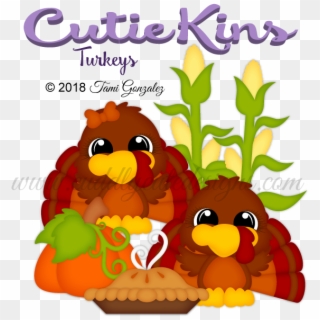 Cutiekins-turkeys - Cartoon, HD Png Download