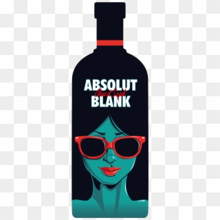 Absolut Blank / Chilango By Chuck Seph - Absolut Vodka, HD Png Download