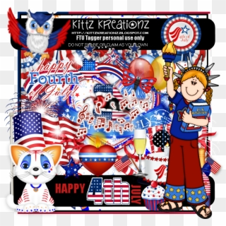 Happy 4th July Ftu Kit, HD Png Download