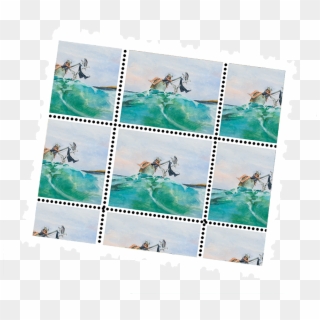 Anchors Away Vintage Stamps , Png Download - Surfing, Transparent Png