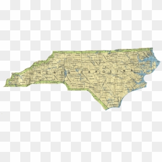 North Carolina State Map - North Carolina Hd Map, HD Png Download