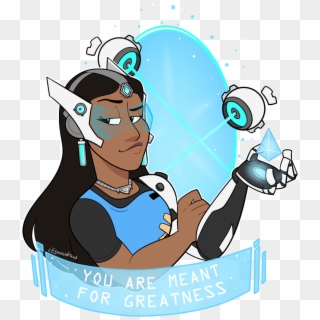 “this Is Suuuuper Old, But I Still Love Symmetra - Cartoon, HD Png Download
