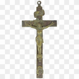 Solid Brass Inlaid Wood - Cross, HD Png Download