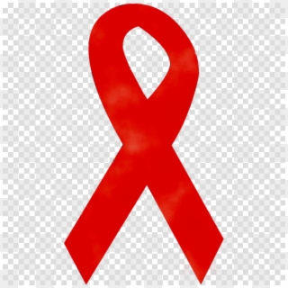 Hiv Ribbon Png - Red Awareness Ribbon Transparent, Png Download